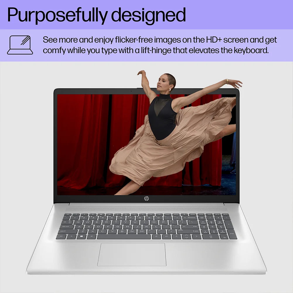 HP 2024 Newest 17.3" Laptop, HD+ Touchscreen Display