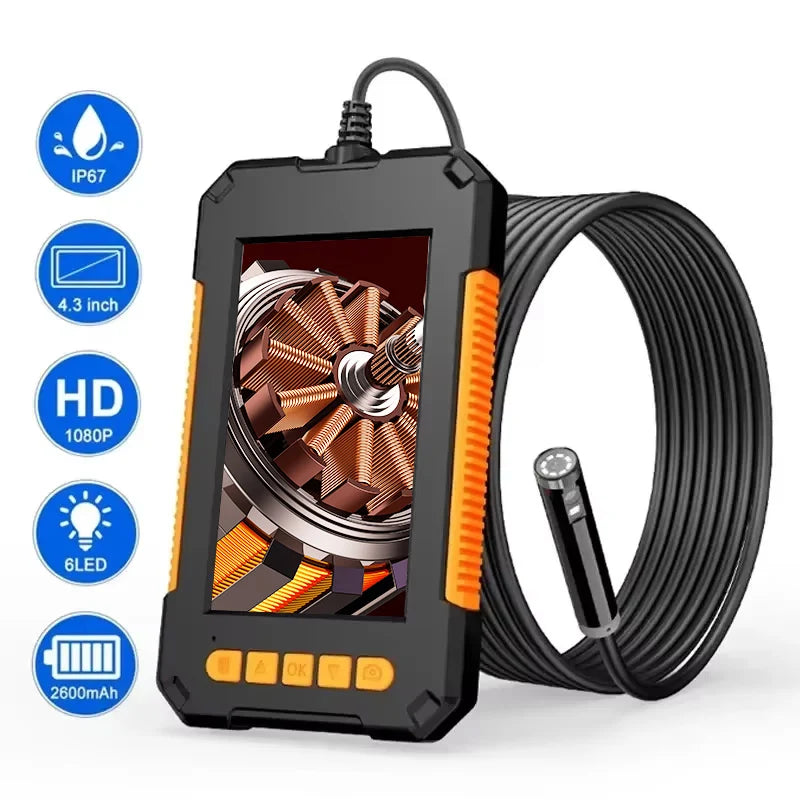 GUANMOU 4.3 '' IPS Endoscope Camera 1080P