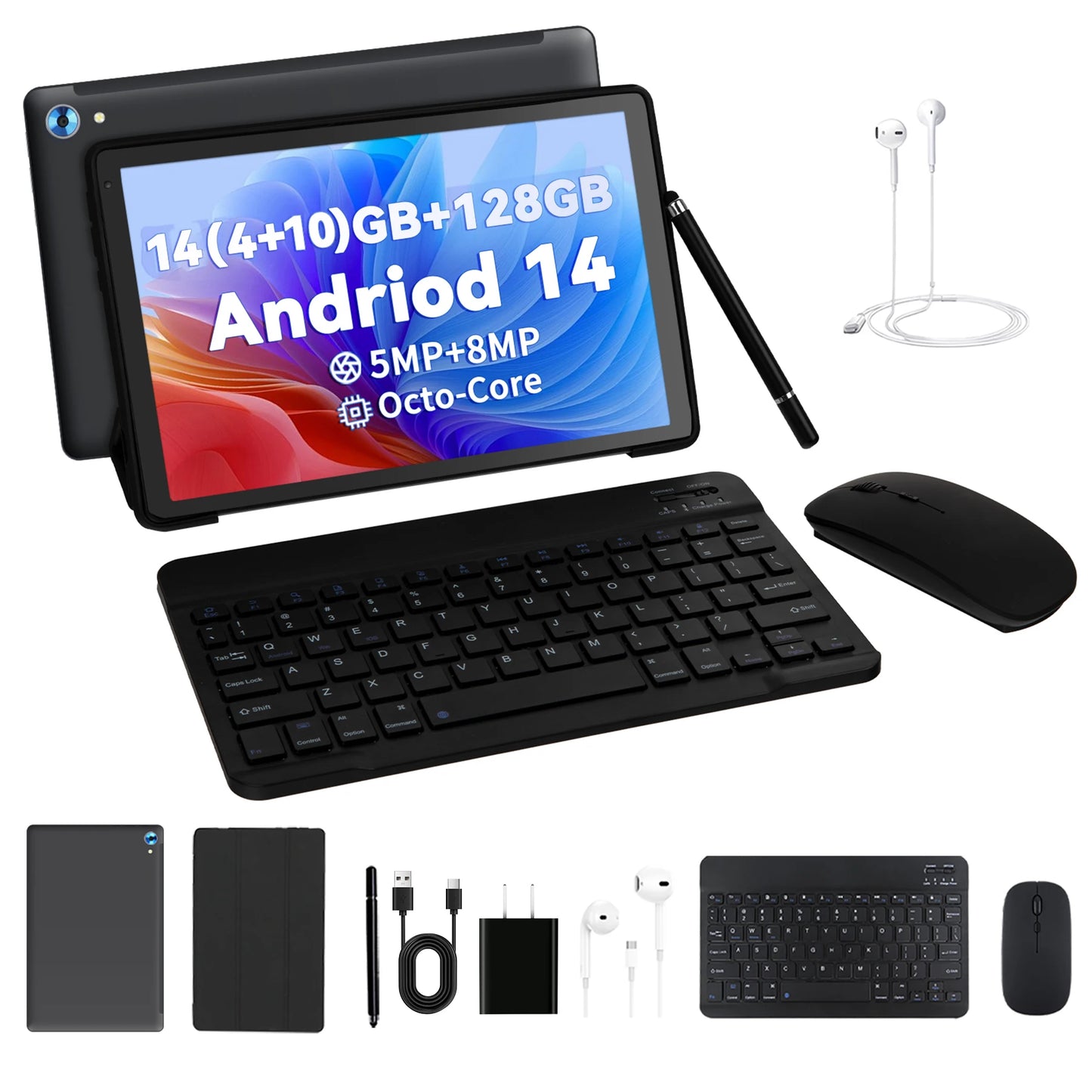 AEEZO C108 10.1 Inch Tablet Octa-Core Processor 10GB RAM 128GB ROM