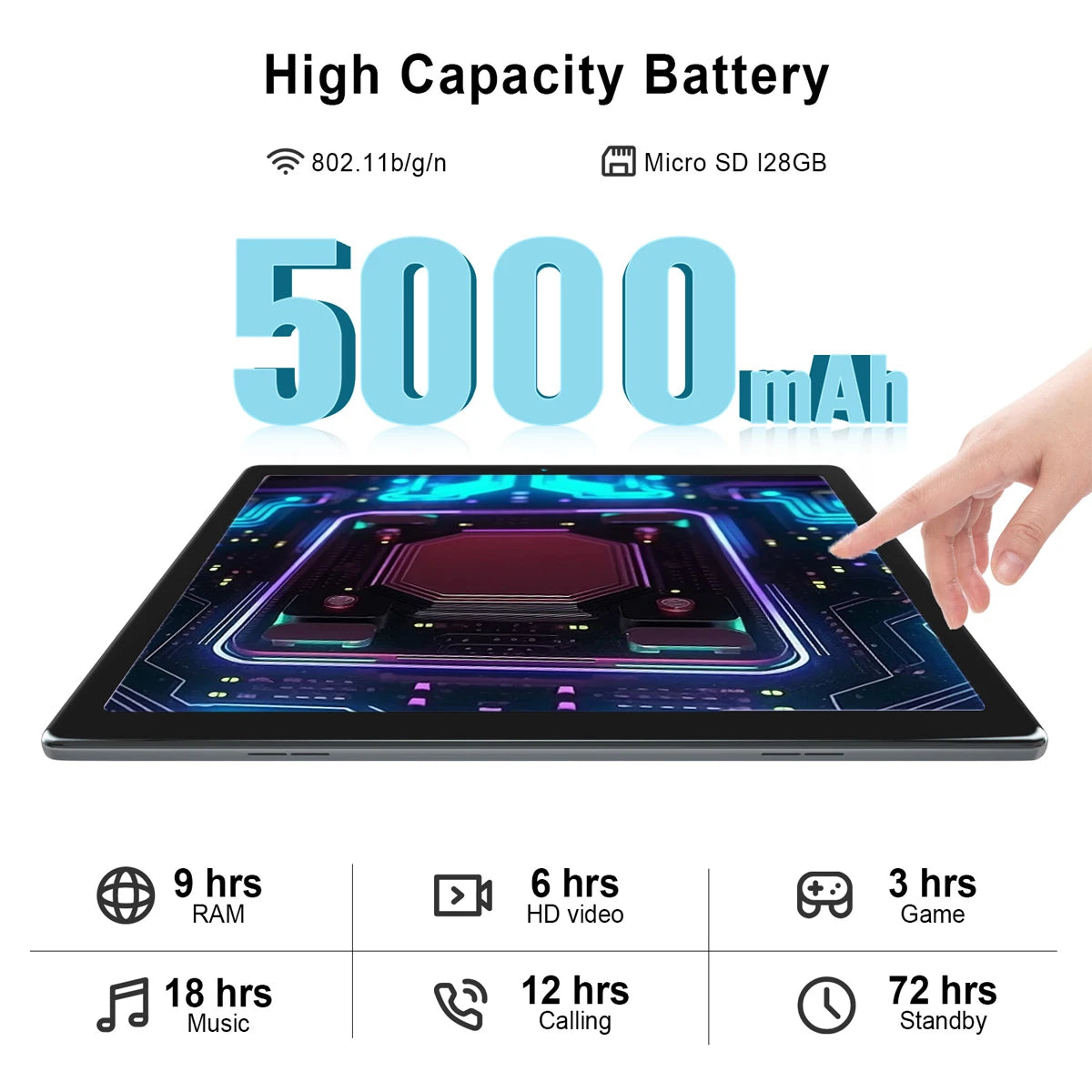 BESTSKI 2025 NEW MB1001 Tablets 10.1" 1080P HD
