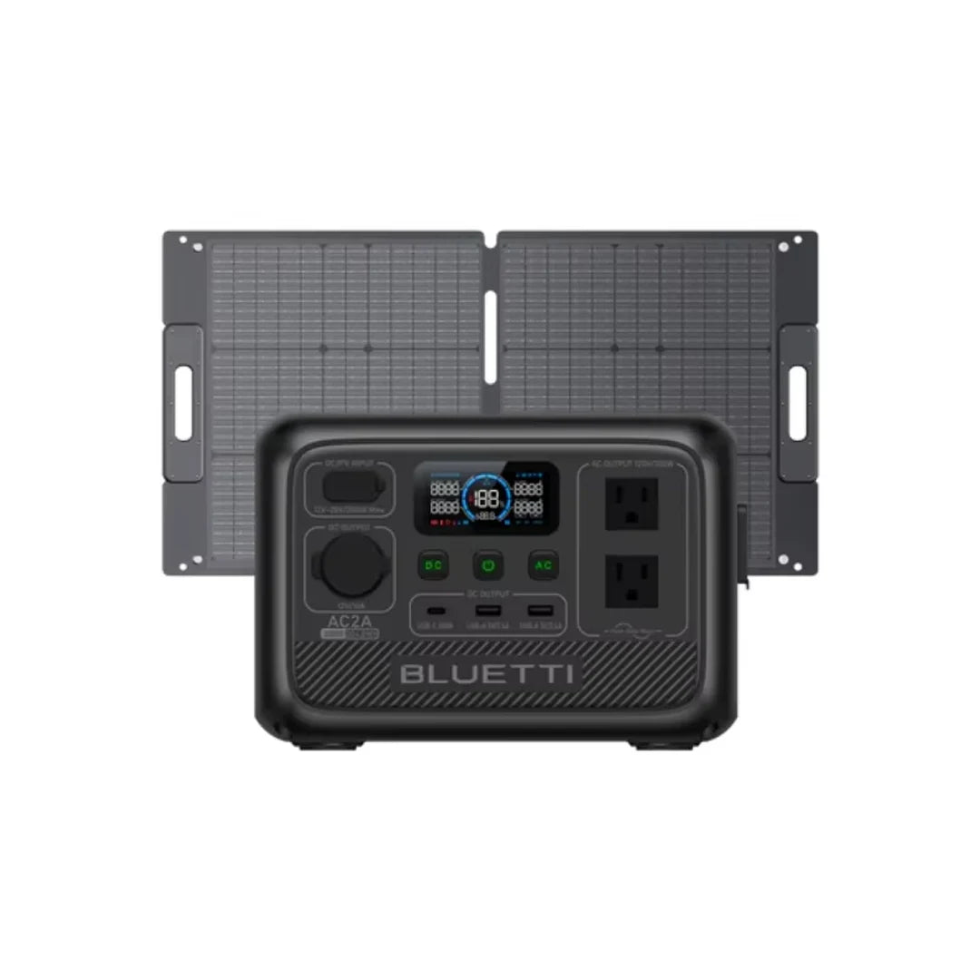 BLUETTI AC2A 300W 204Wh Portable Power Station LiFePO4 Battery