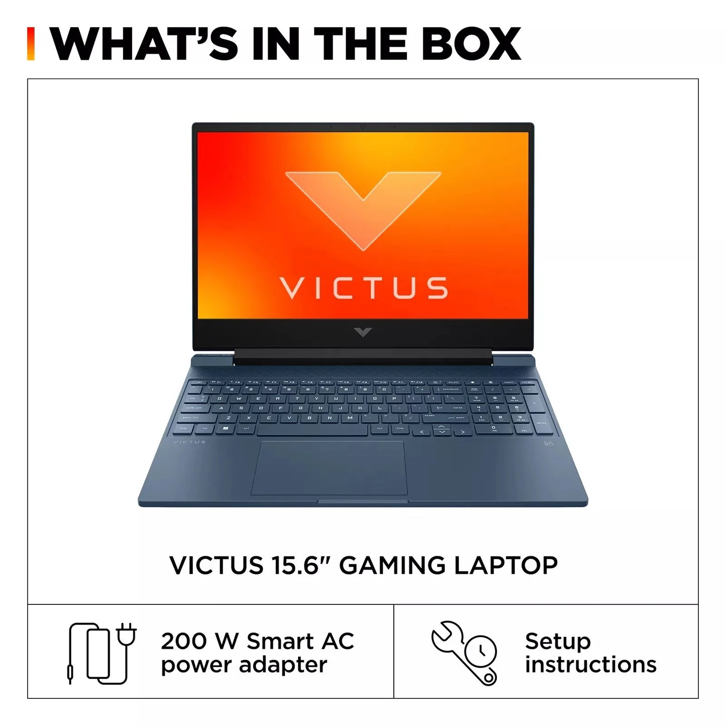 HP Victus 15" Gaming Laptop, Intel Core i5-12450H