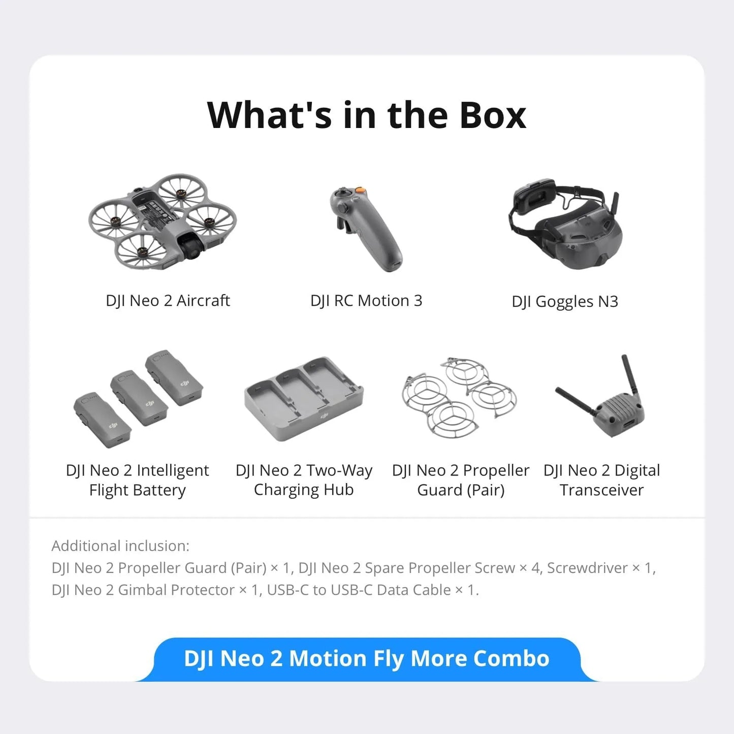 DJI Neo 2 Motion Fly More Combo Drone