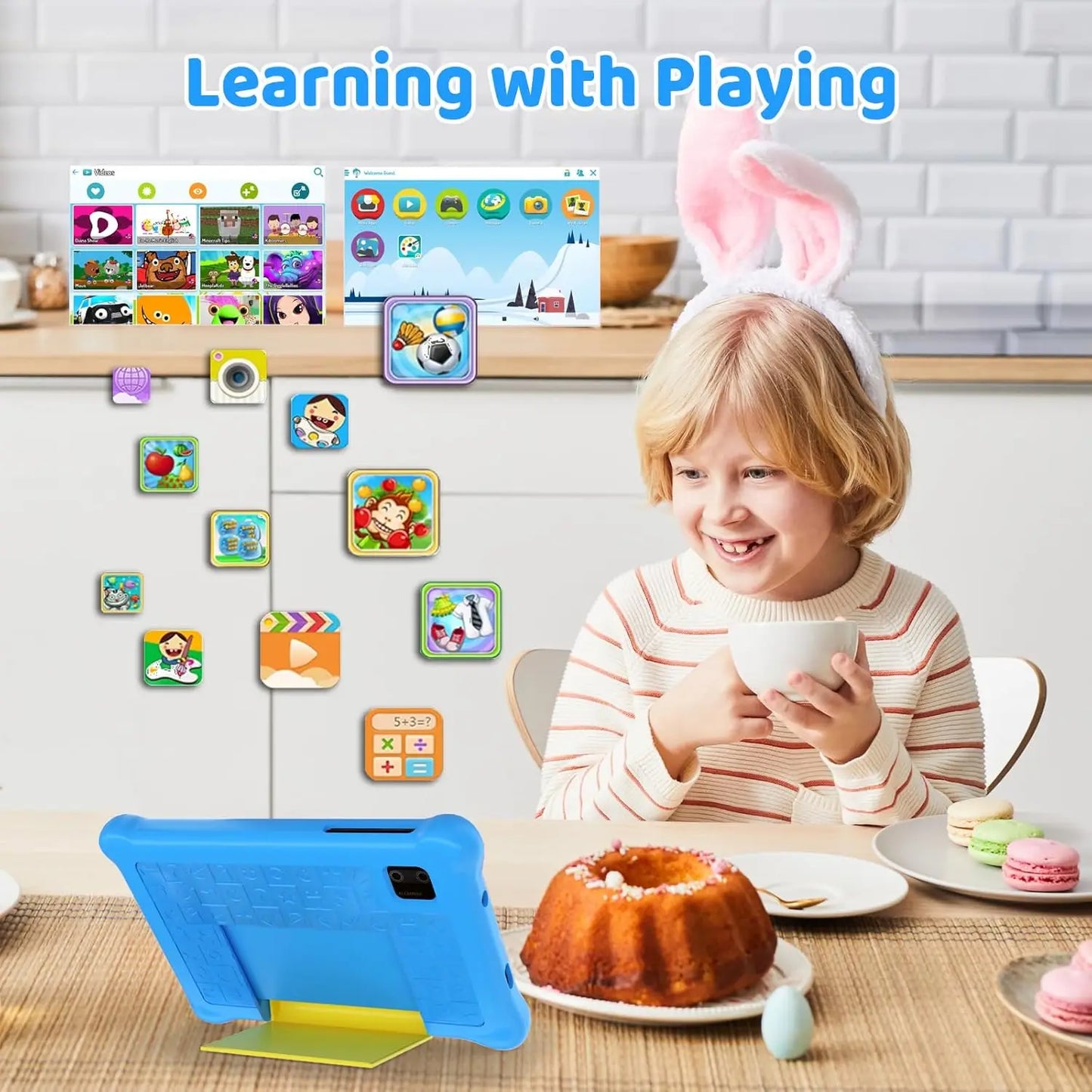 AEEZO 7 Inch Kids Tablet Quad Core Android 13 5GB / 32GB