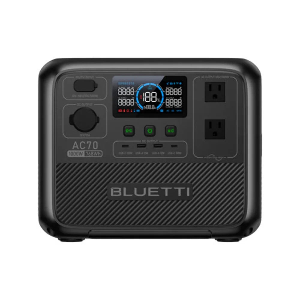 BLUETTI AC70 Portable Power Station 1000W 768Wh