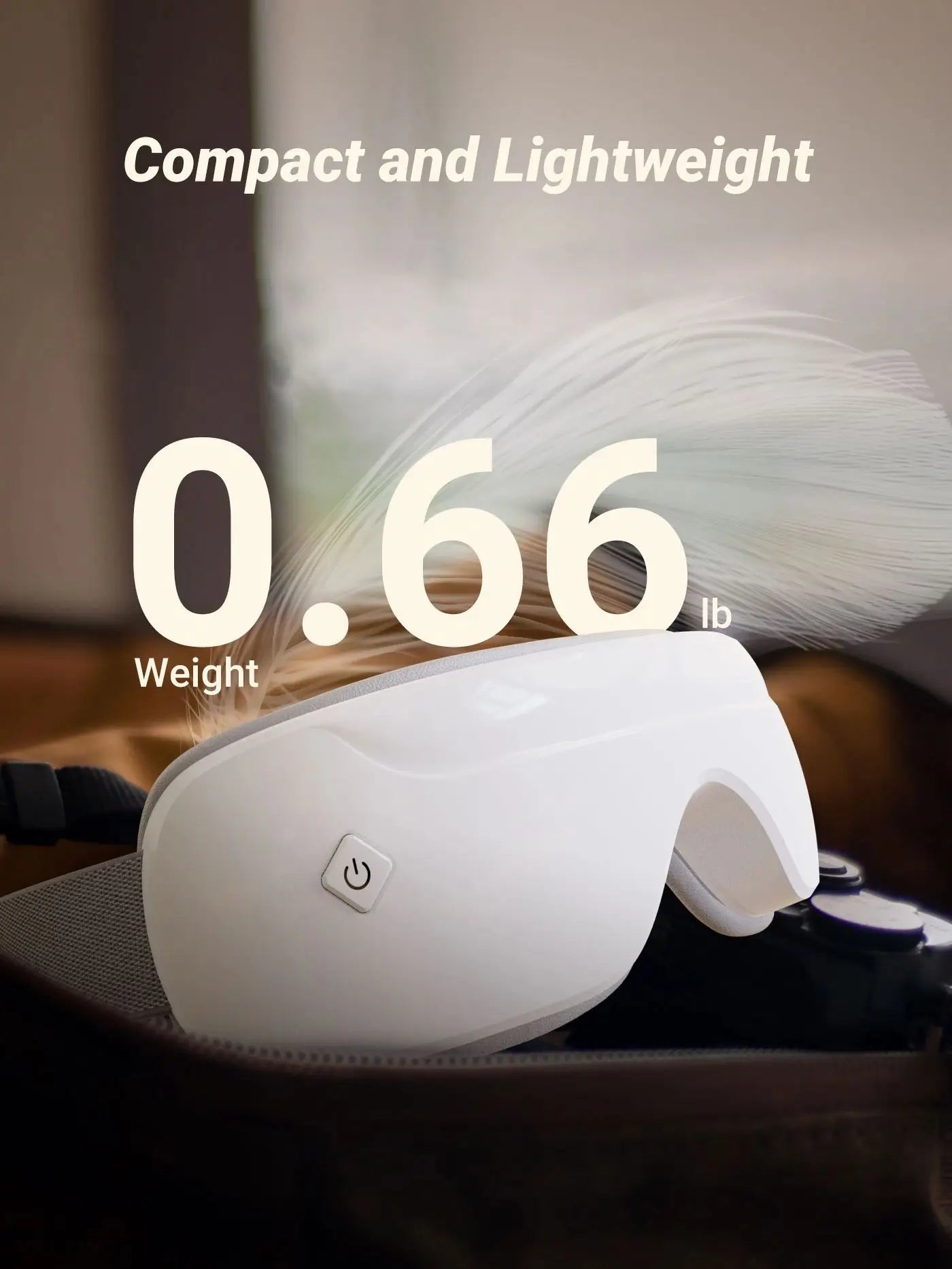 MERACH Eye Massager with Heat Compression and Bluetooth Music