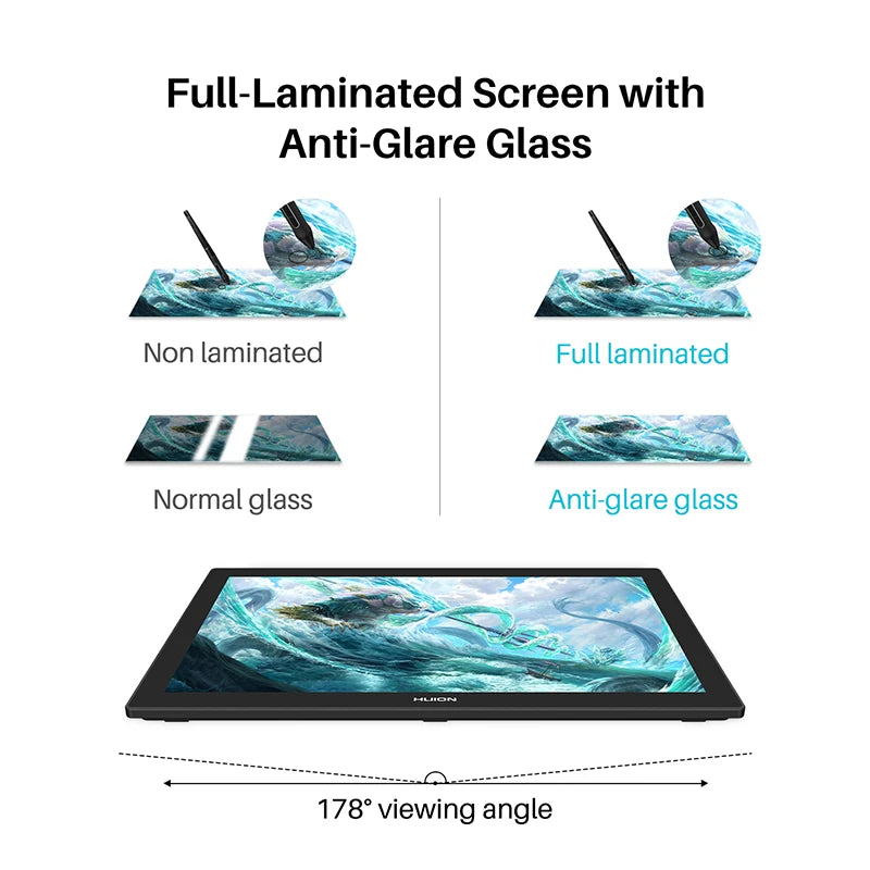 HUION Kamvas Pro 24 4K Graphics Tablet