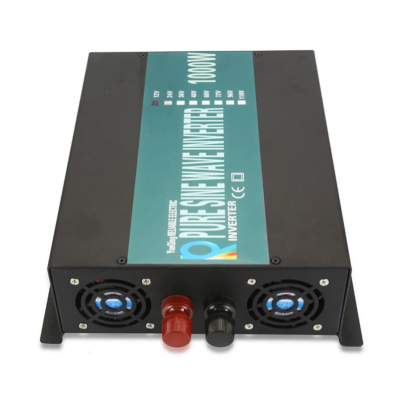 WZRELB 1000W Pure Sine Wave Solar Inverter 12V to 220V