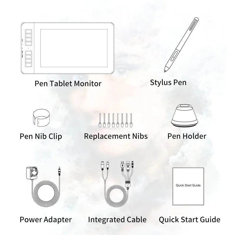 GAOMON PD1161 IPS HD Graphics Drawing Display Digital Tablet Monitor