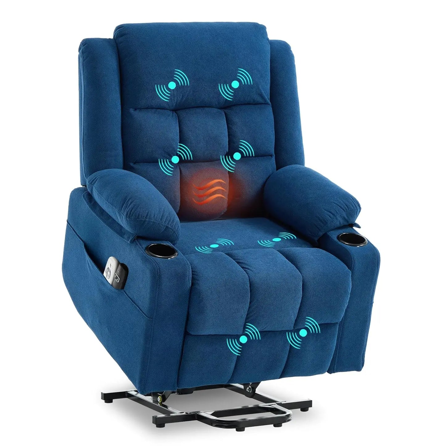 Electric Power Lift Recliner Chair Sofa with Massage and Heat
