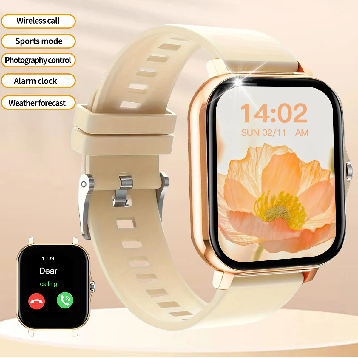 LOMAXFR Smart Watch Bluetooth Call