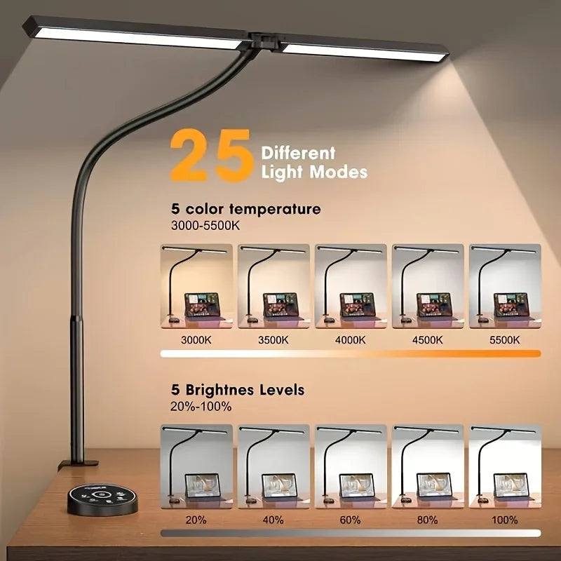 LED Desk Lamp for Home Office - 24 Watt