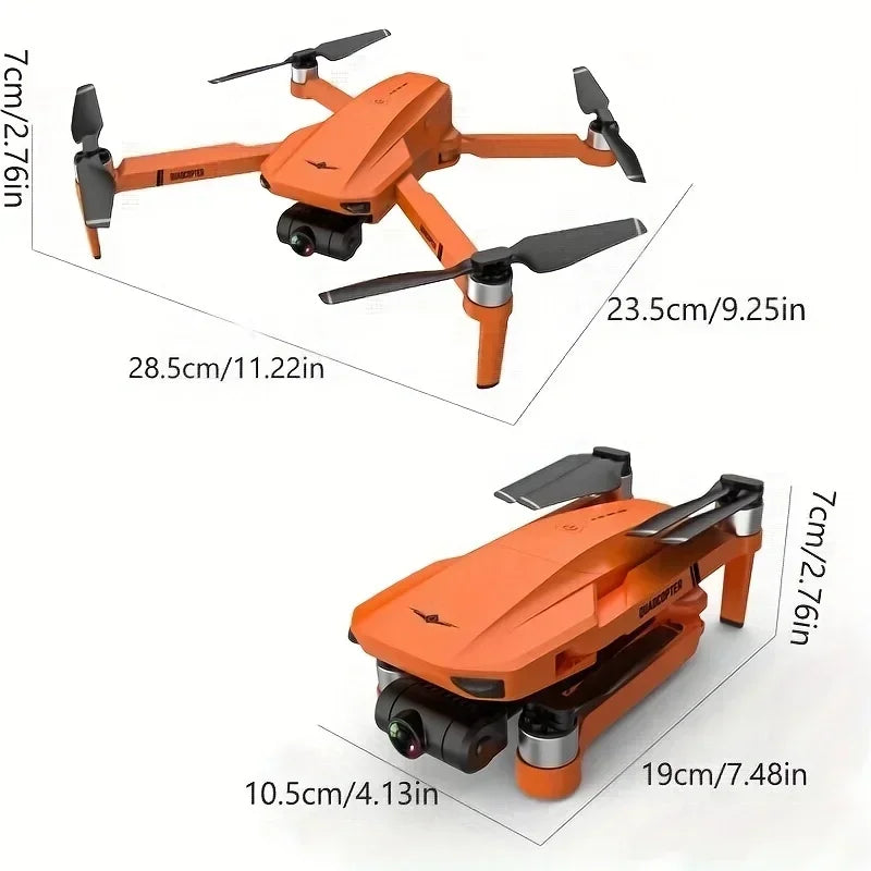 QJ KF102 4K HD GPS Drone with Dual Camera 2-Axis Gimbal