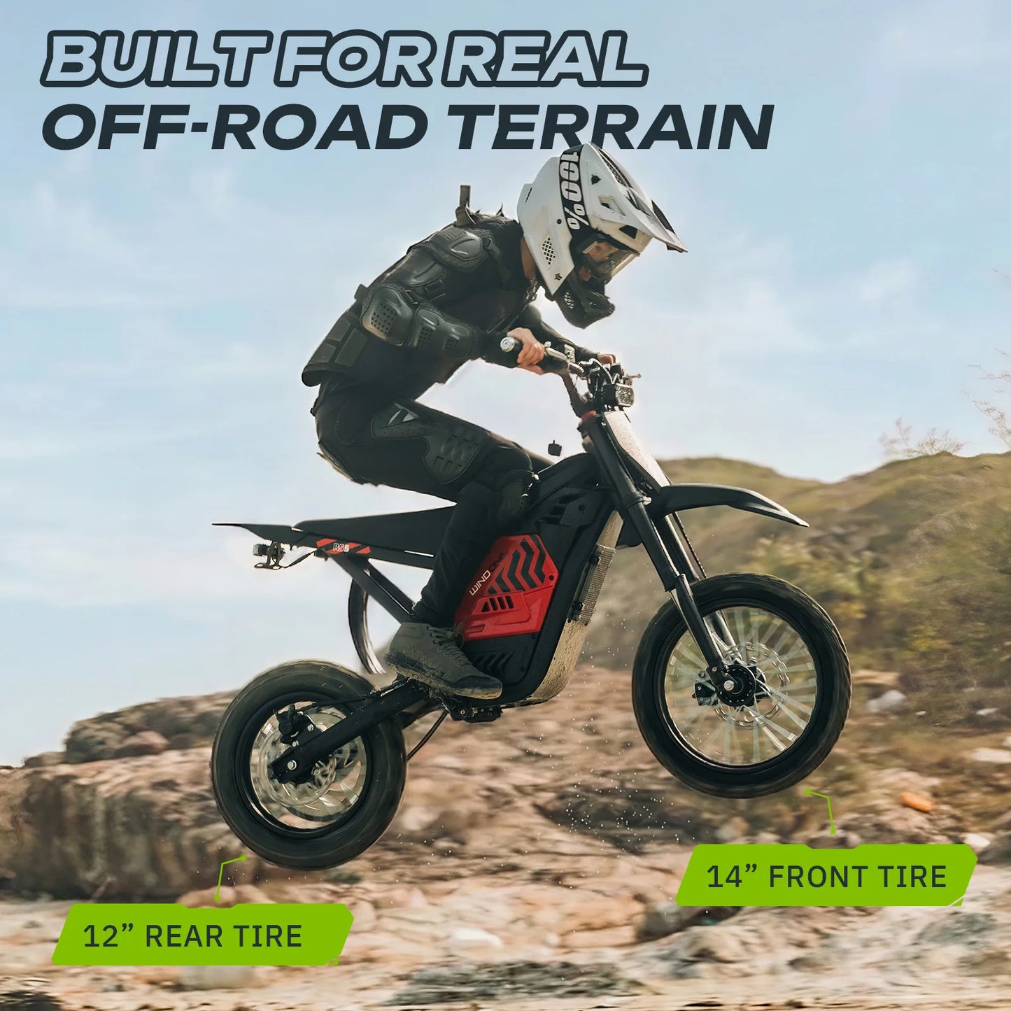 Windone RS5 2200W Peak Electric Dirt Bike for Teens Adults