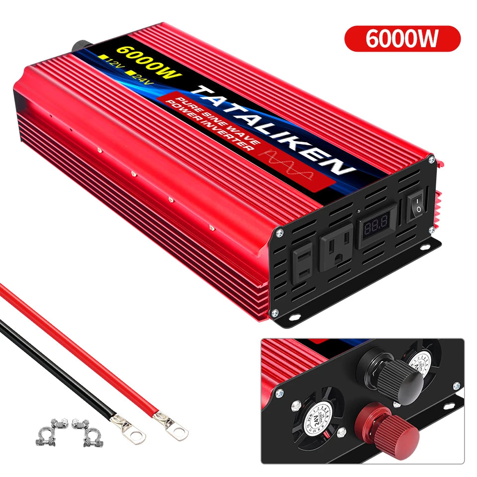 TATALIKEN Pure Sine Wave Inverter Portable Power