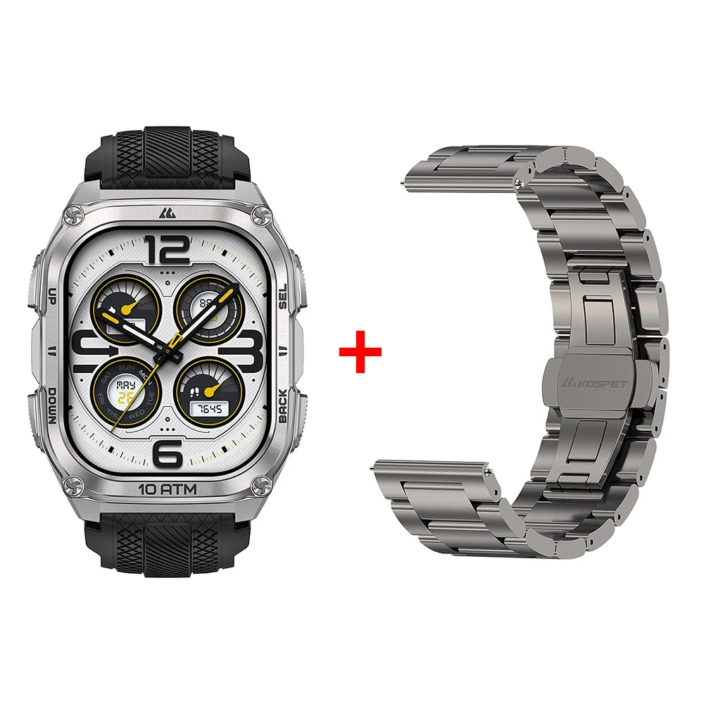 KOSPET Tank M4 Smart Watch Stainless Steel