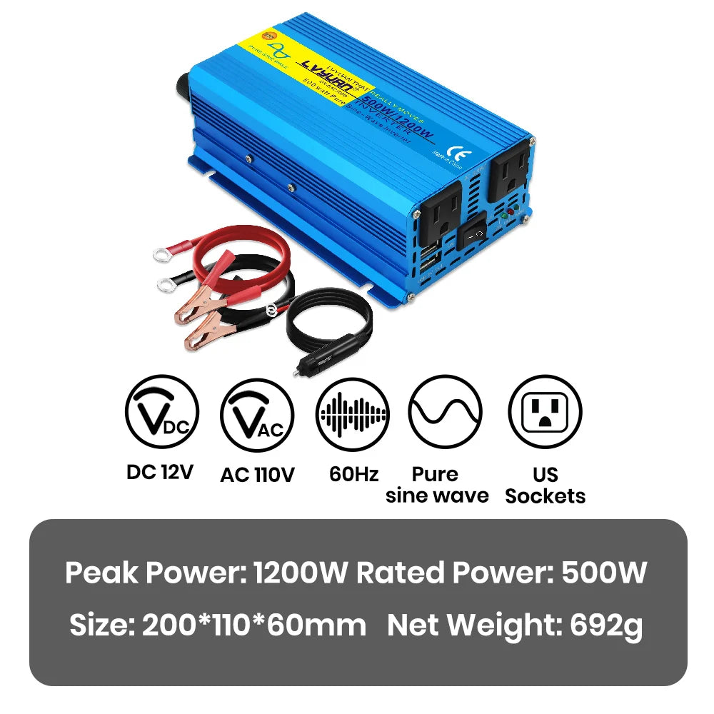 Foval 3000W 4000W 5000W 6000W Pure Sine Wave Inverter