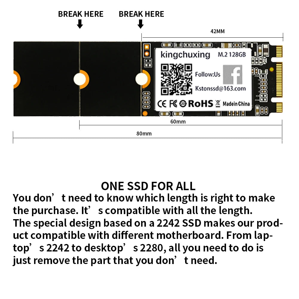 Promo Kingchuxing SSD M2 SATA M.2 NGFF Solid State Drive
