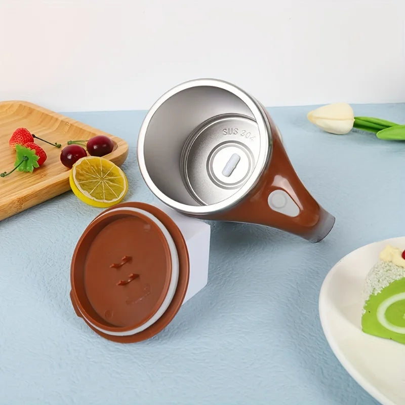 C0012 Magnetic Rotary Coffee Cup - Large Capacity, Auto Mixing