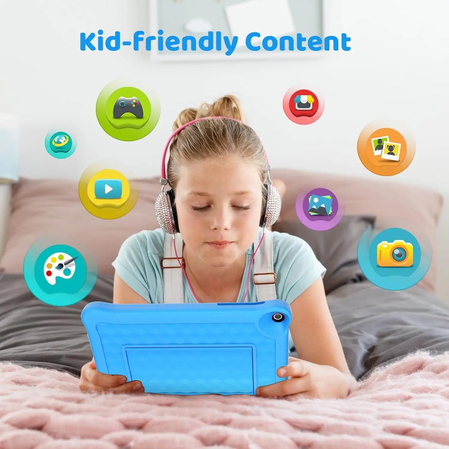 URAO 8" Kid Tablet Android 12 Tablets 2GB / 64GB