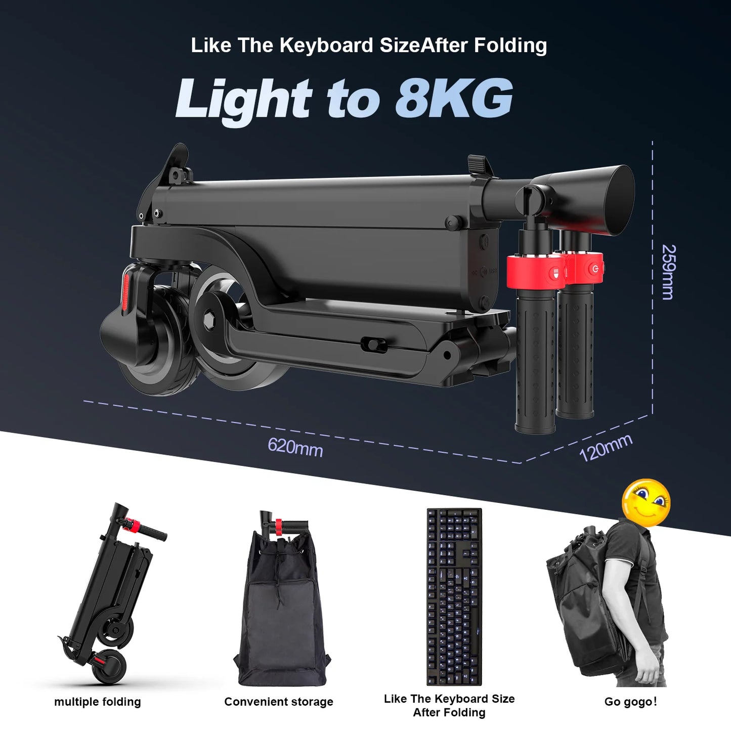 HX X6 Electric Scooter 350W 25KM/H Foldable Adult E-Scooter