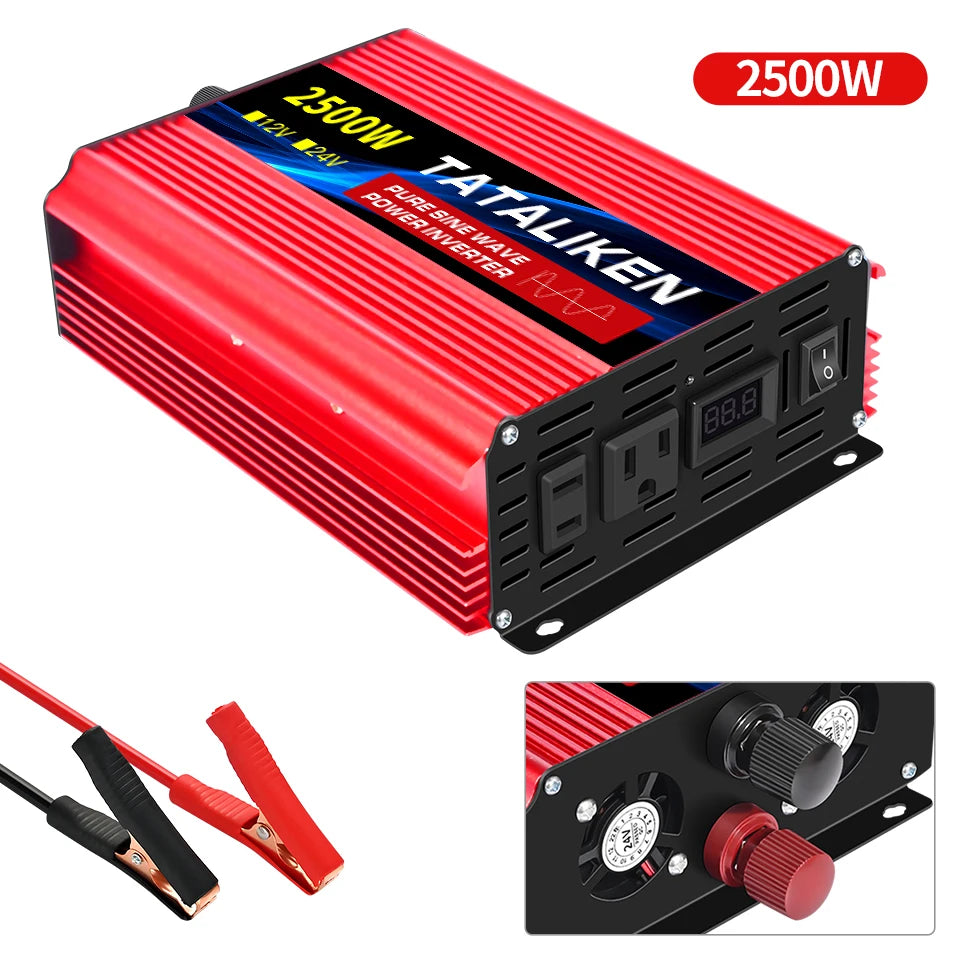 TATALIKEN Pure Sine Wave Inverter Portable Power
