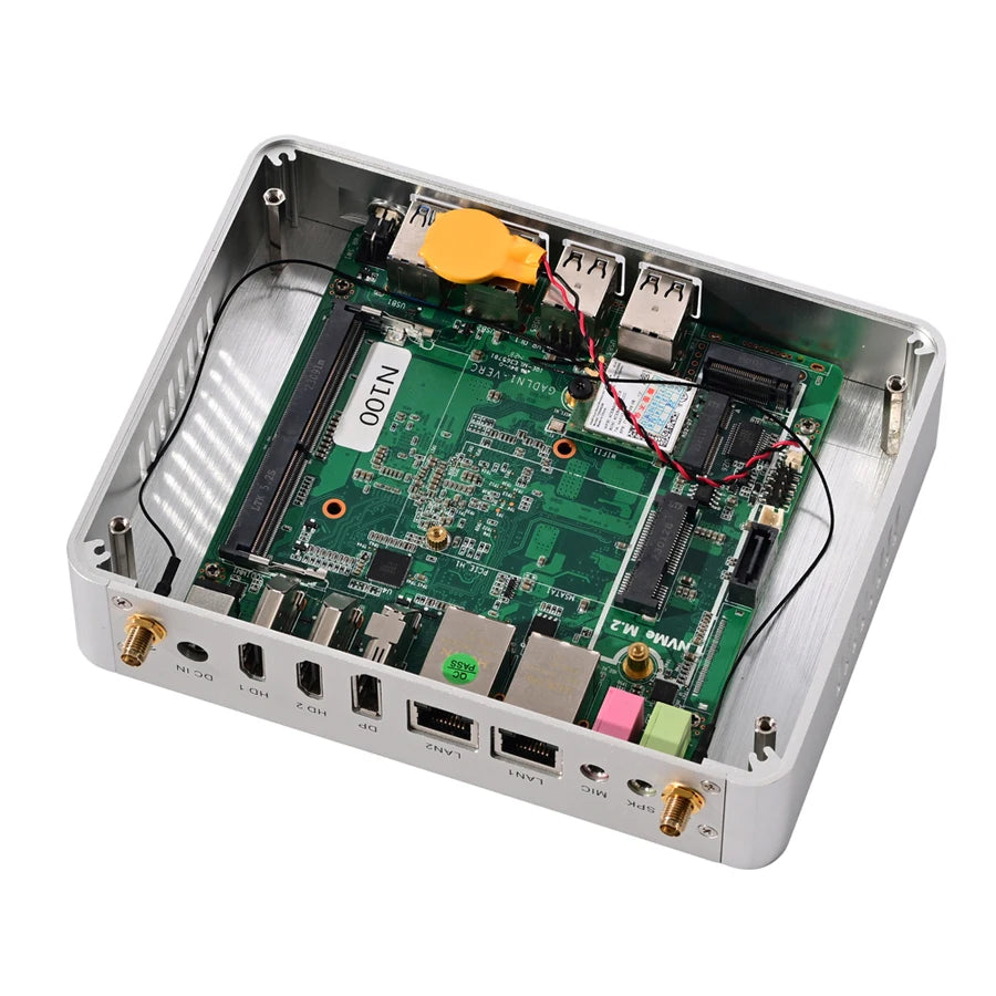 kingdel 12th Gen Fan-less Industrial Mini PC