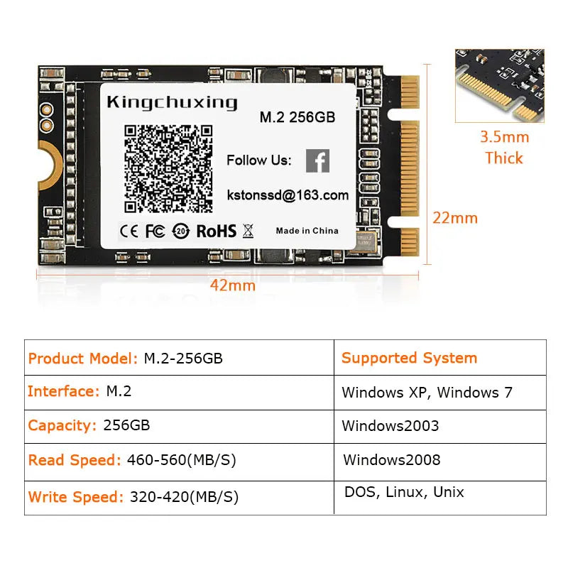 Promo Kingchuxing SSD M2 SATA M.2 NGFF Solid State Drive