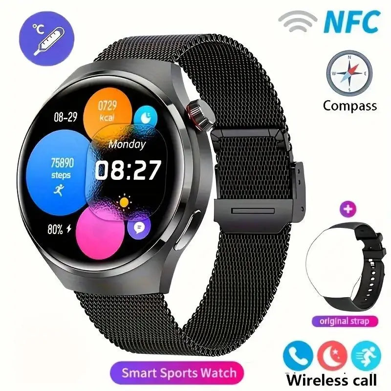 MT26 Voice Assistant Outdoor Men Smartwatch