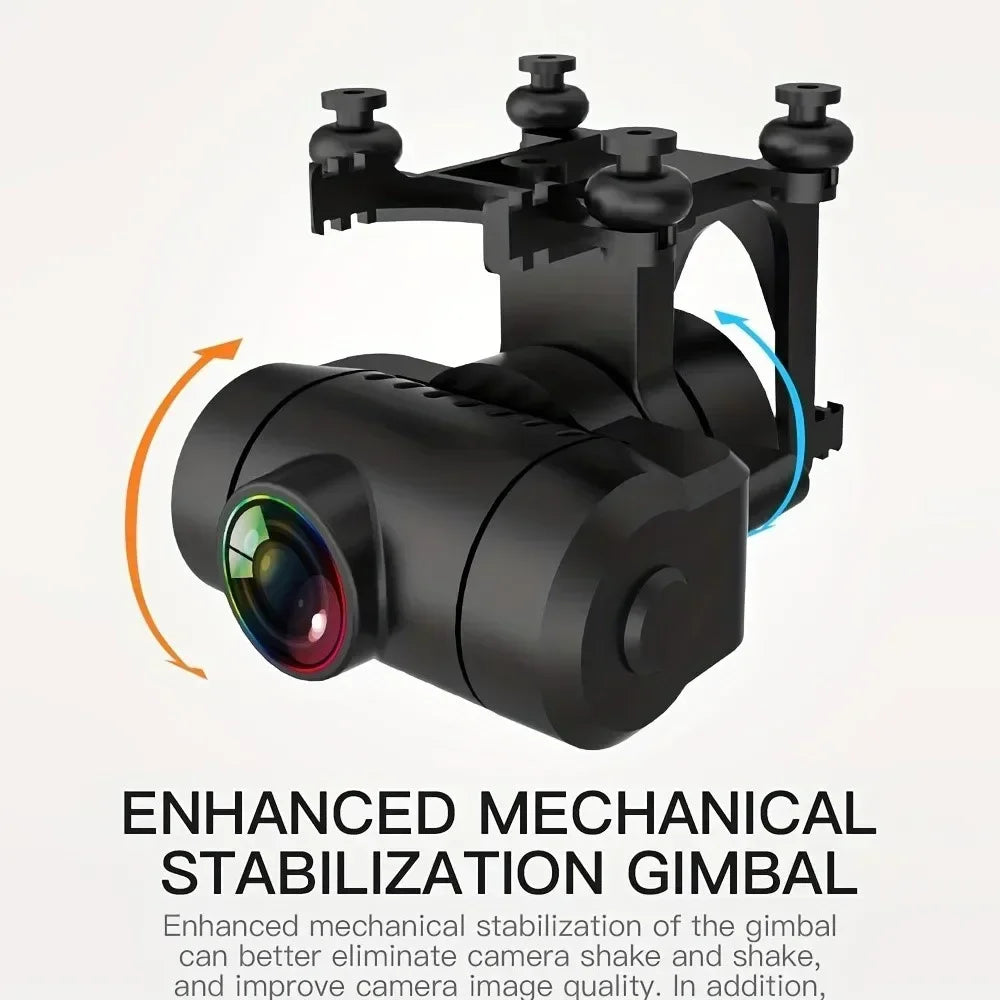 QJ KF102 4K HD GPS Drone with Dual Camera 2-Axis Gimbal