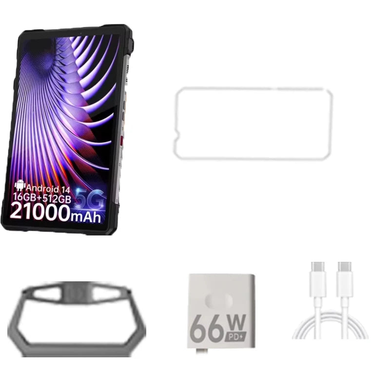 8849 TANK PAD Unihertz Rugged Projector Tablet Smartphone