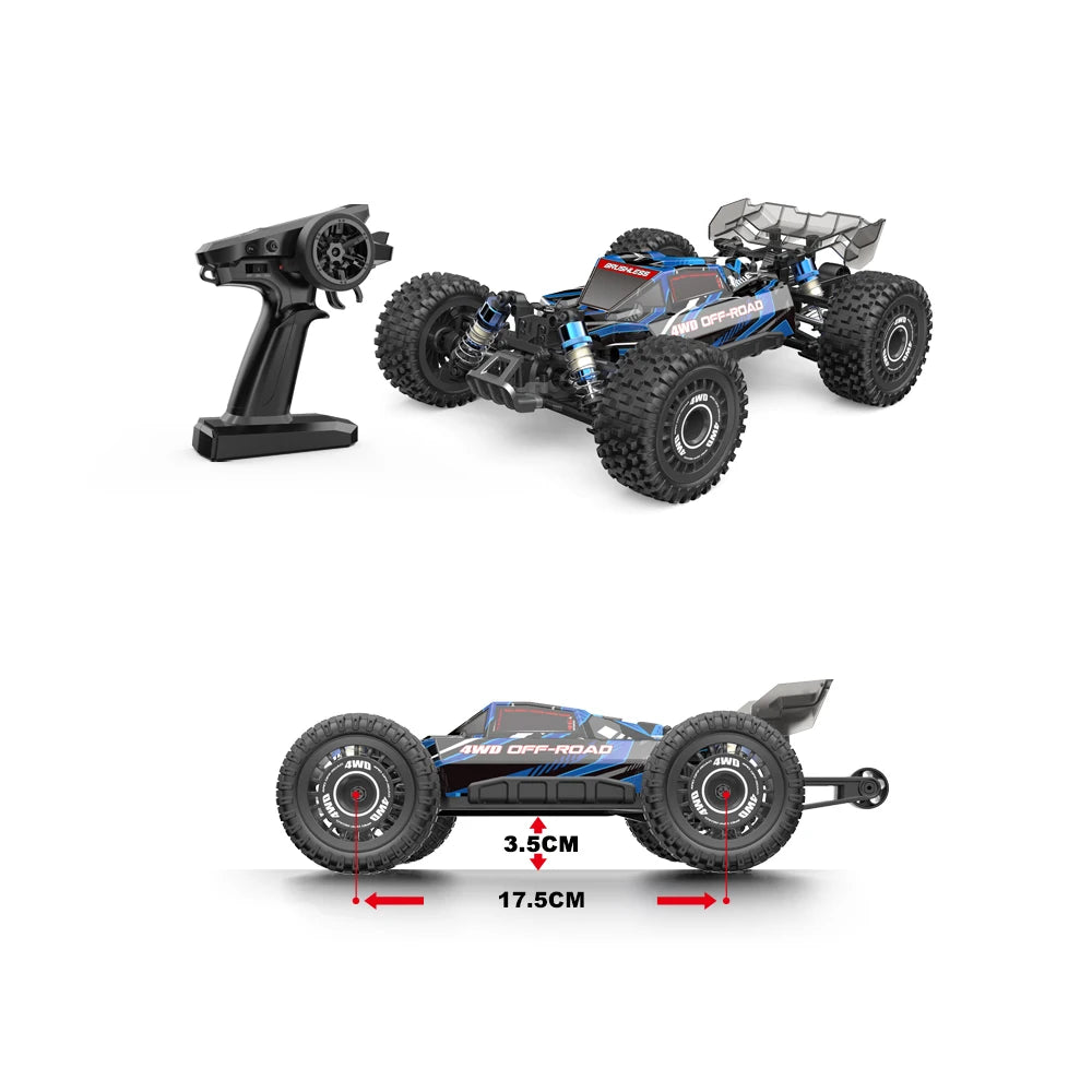 HYPER GO MJX 16207 1/16 RC Car Brushless 2.4G 4WD Racing Car
