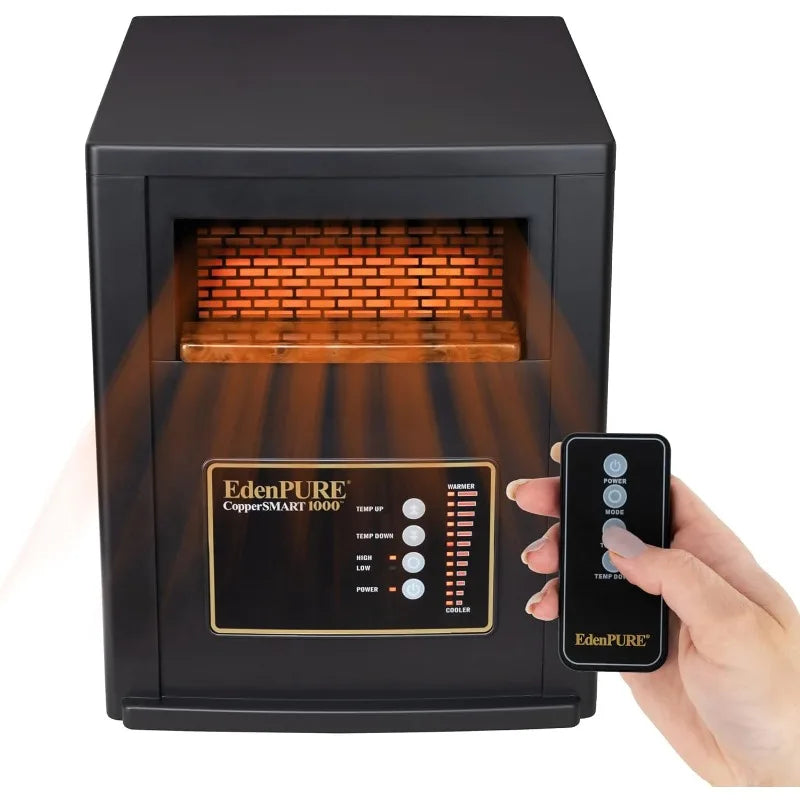 EdenPURE CopperSMART Electric Space Heater - ETL Listed