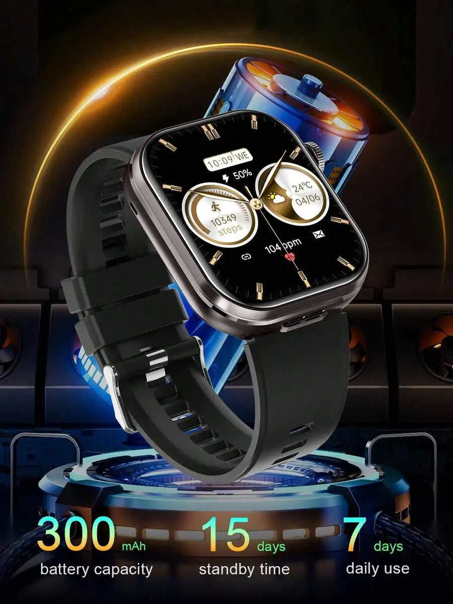 2-In-1 Smartwatch With Built-In Earbuds For Women Men