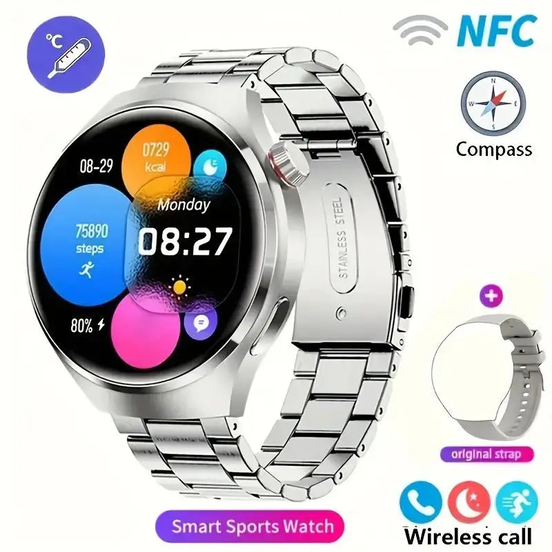 MT26 Voice Assistant Outdoor Men Smartwatch