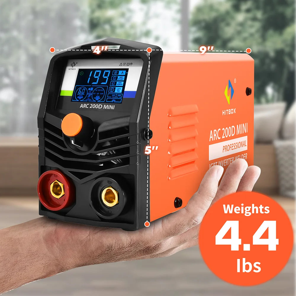 HITBOX ARC200D Welding Machine 2 in 1 ARC MMA LIFT TIG