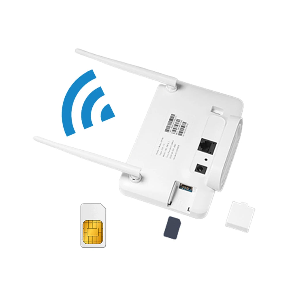 Shunmaii 4G Wireless Router 300Mbps LTE Modem External Antenna