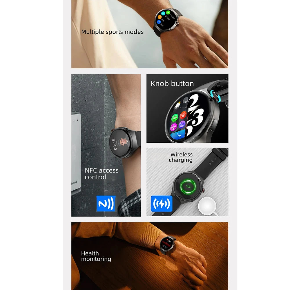 MT26 Voice Assistant Outdoor Men Smartwatch