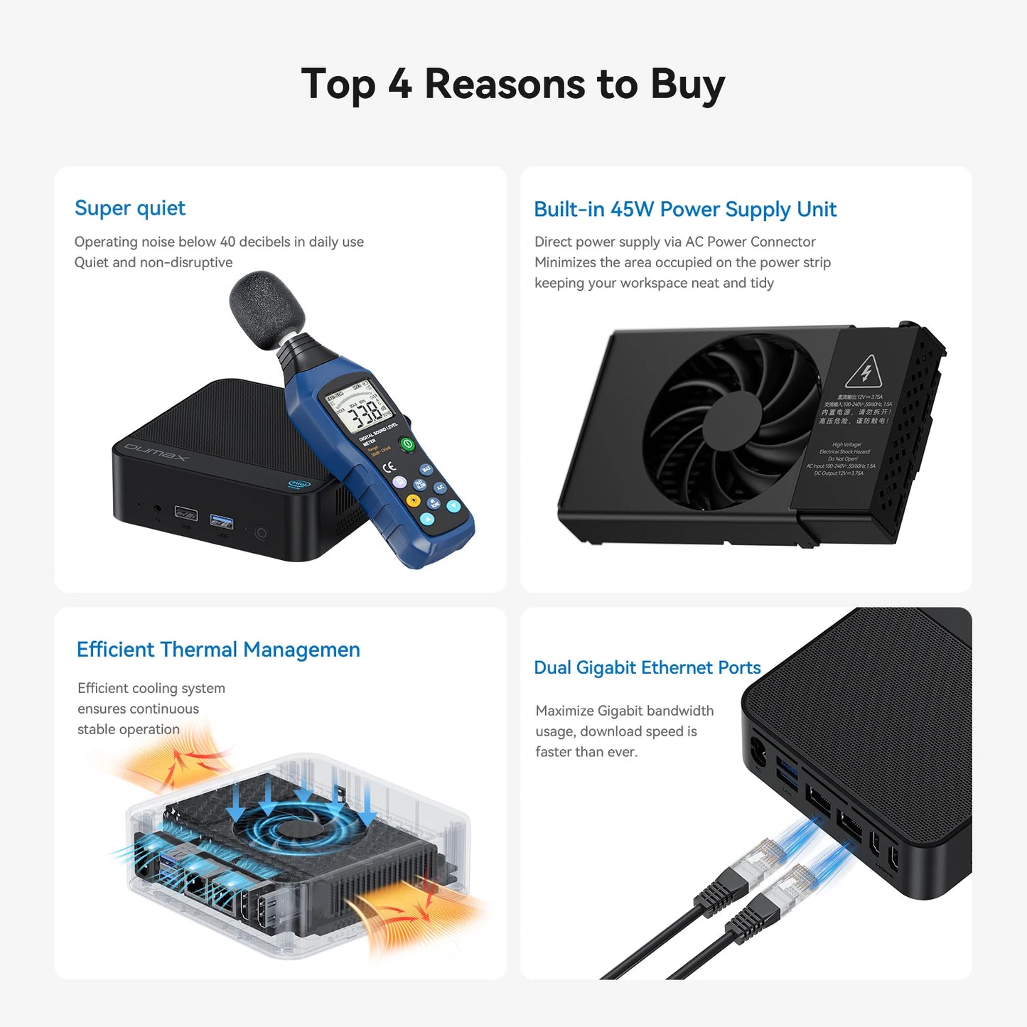 Oumax Mini PC Intel 13th Gen Alder Lake N150