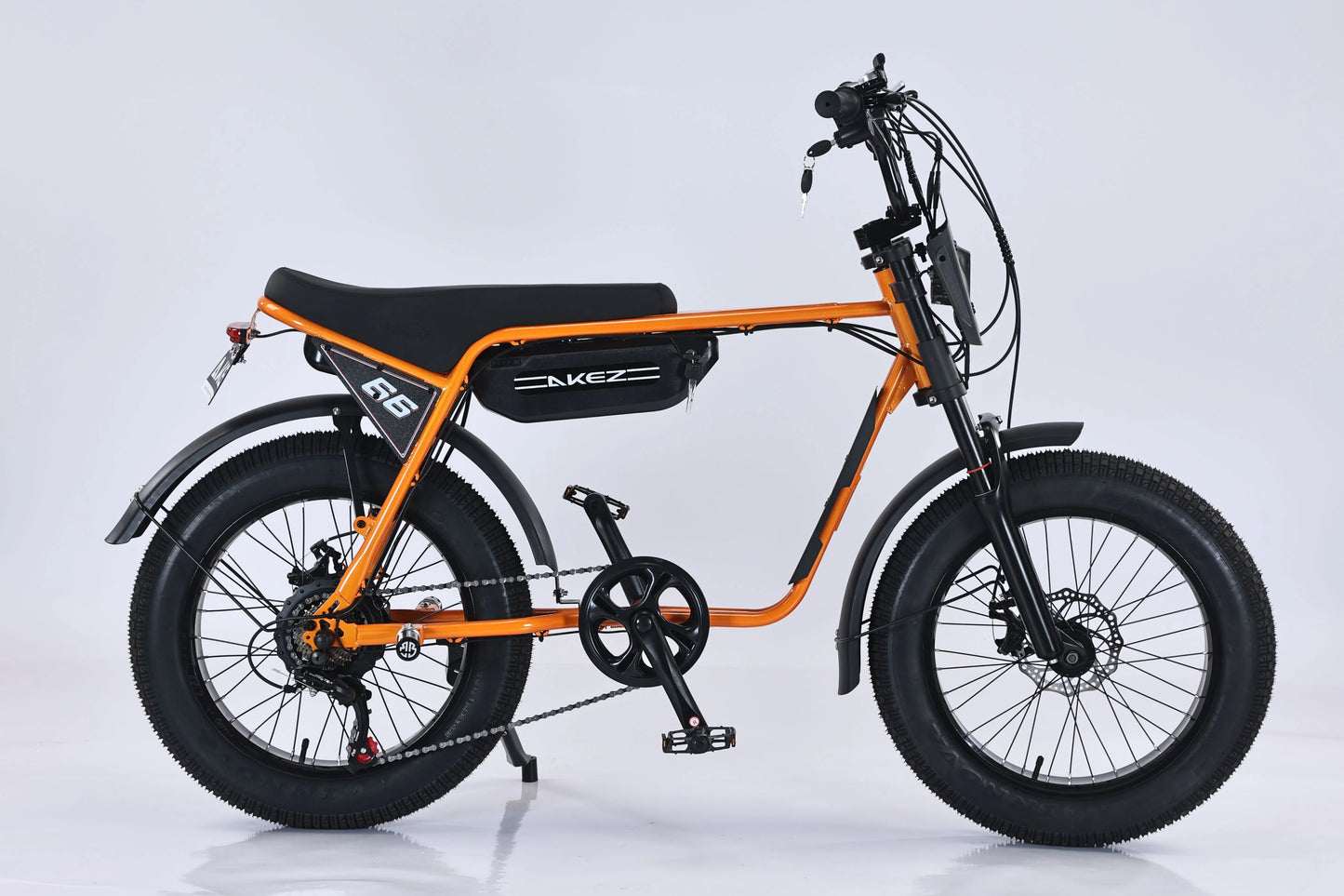 E-bike AKEZ-ZX 750W motor 48V 13AH battery, 20-inch fat tires