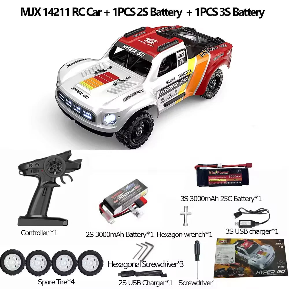 MJX HYPER GO 14211 Racing Car 1/14 Short Truck 45A ESC Brushless Motor