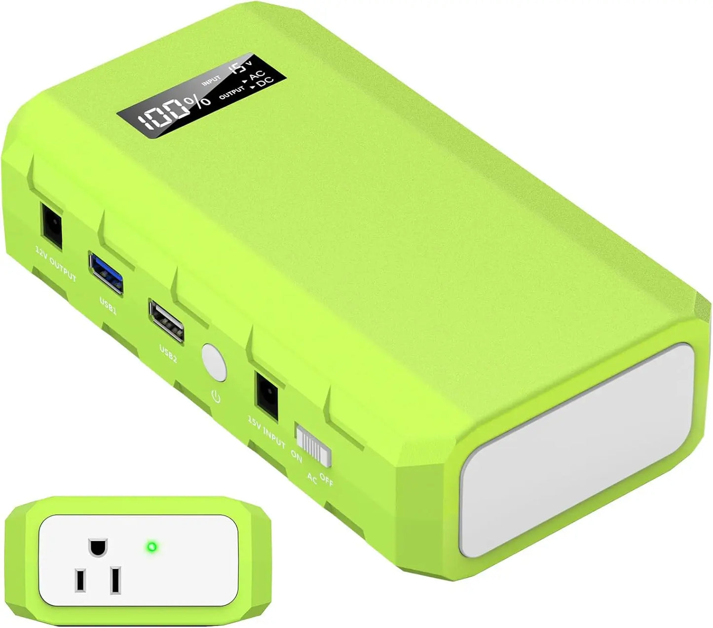 SinKeu Portable Power Station with AC Outlet, 65W/110V