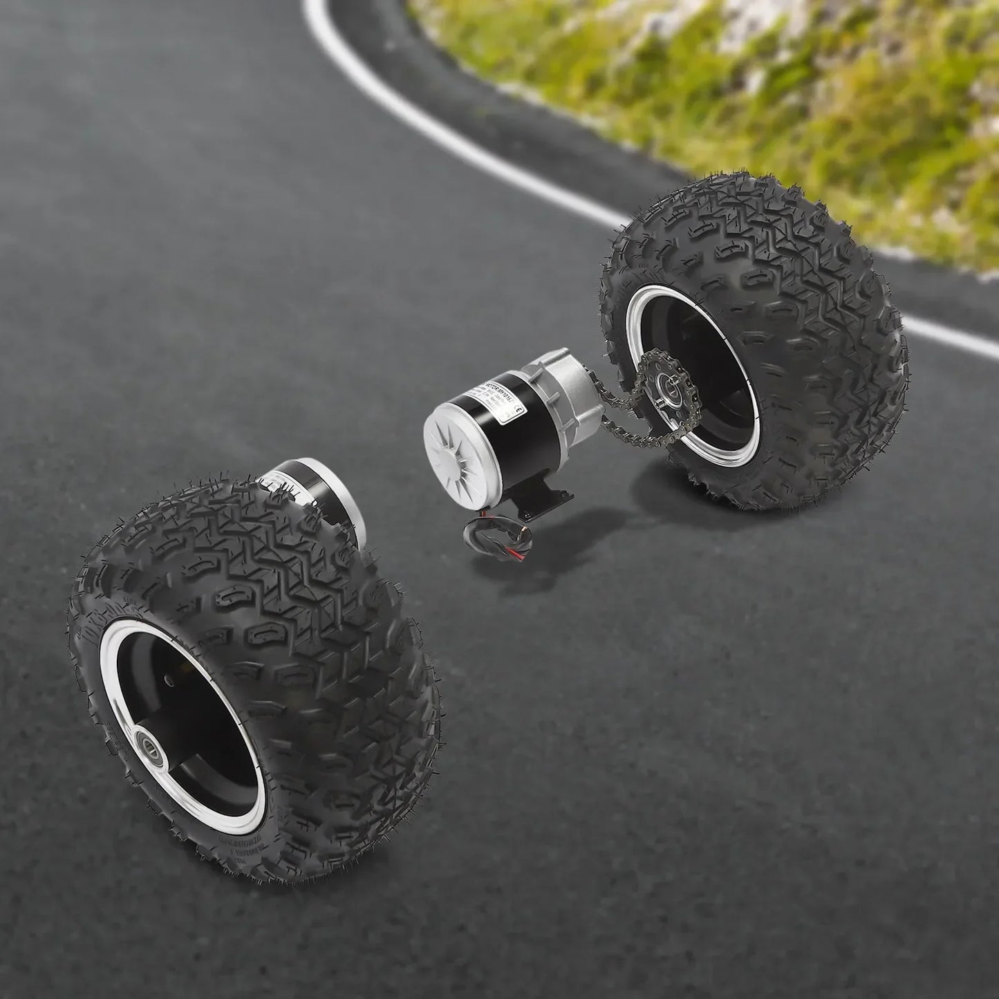 250W/350W Wheel Kit for Electric Cart Scooter Motor