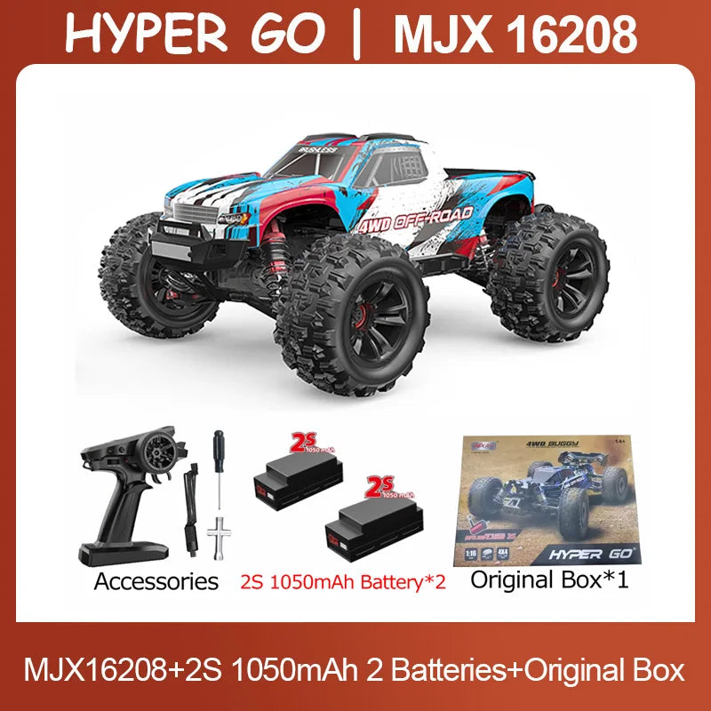 HYPER GO MJX Brushless Remote Control Car 16207 16208