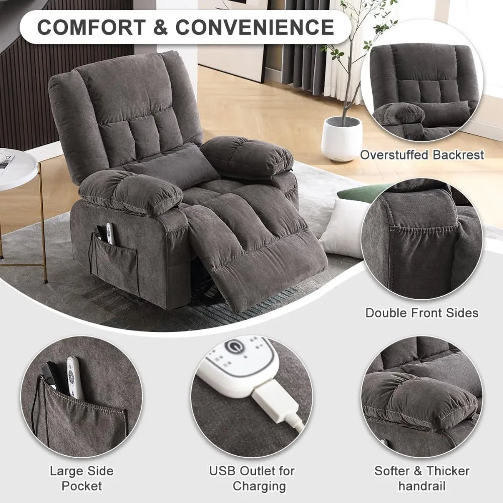 Electric Lift Recliner Chair for Seniors