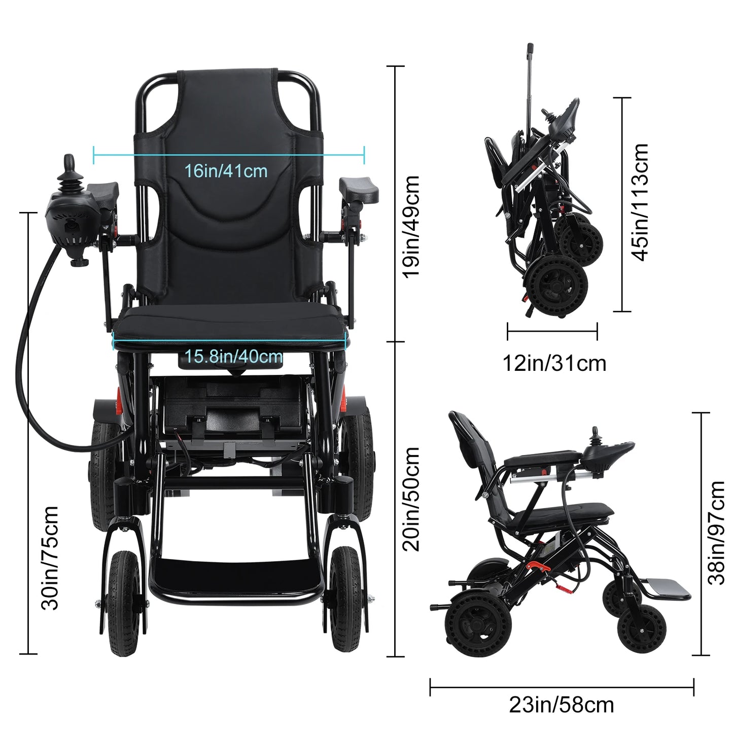 Walker Walking Aid, Electric Wheelchair