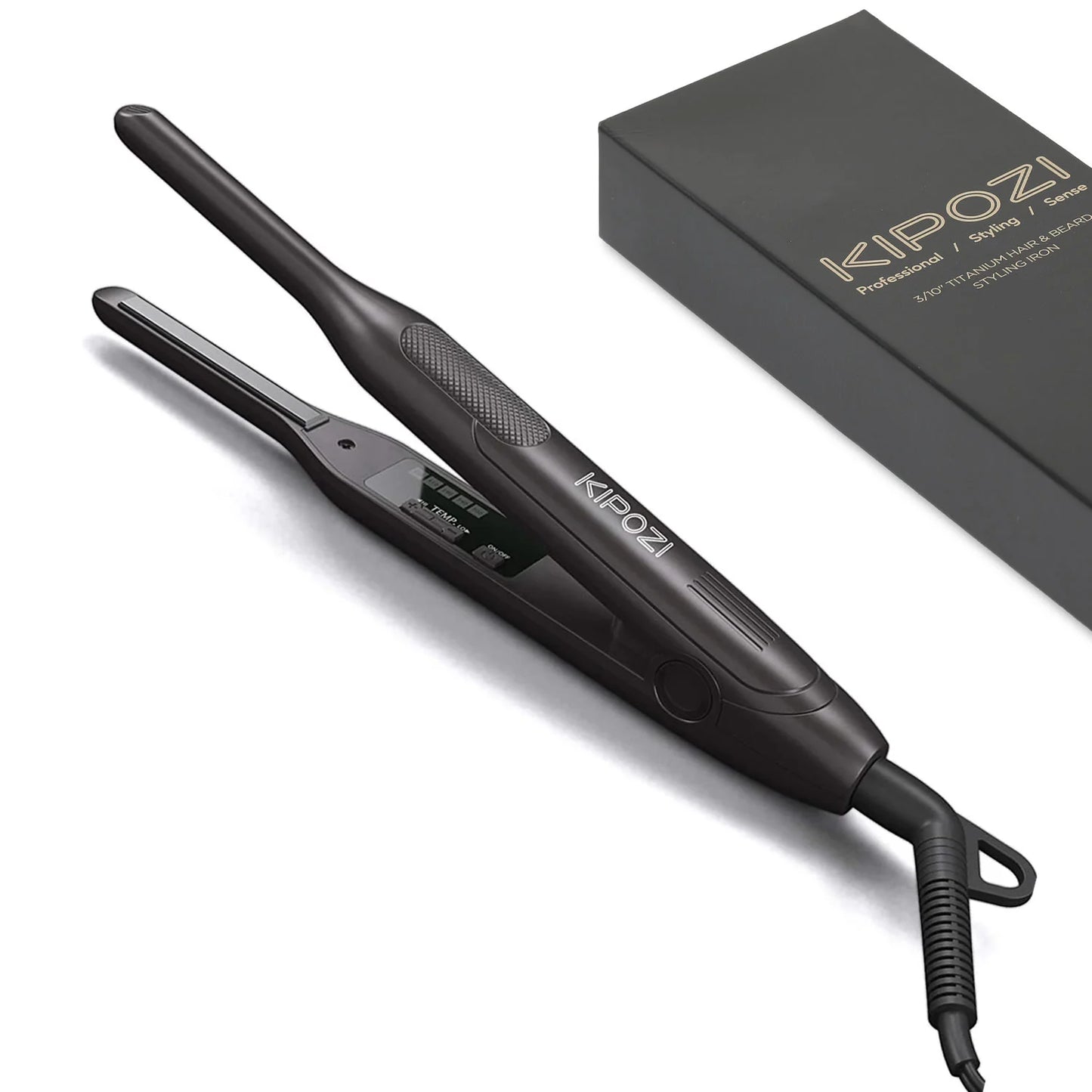 KIPOZI Titanium Small Hair Straightener Short Hair Pixie Cut