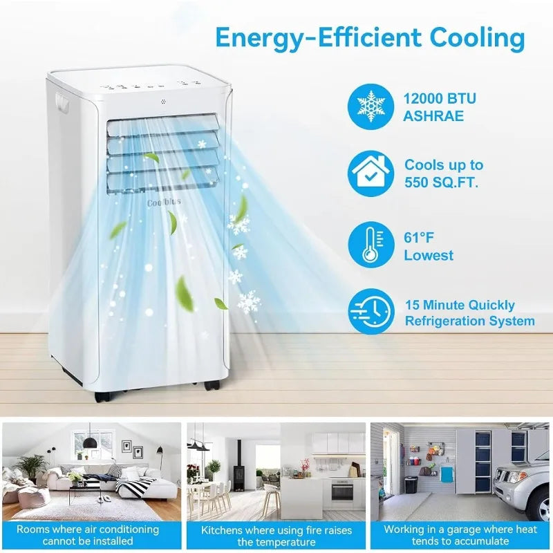 COOLBLUS 12000 BTU Portable Air Conditioner