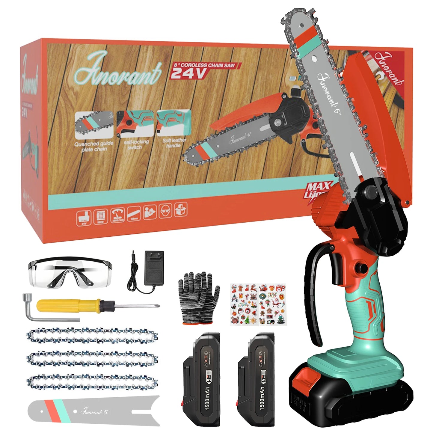 INORANT Mini Chainsaw Cordless Electric Chain Saws