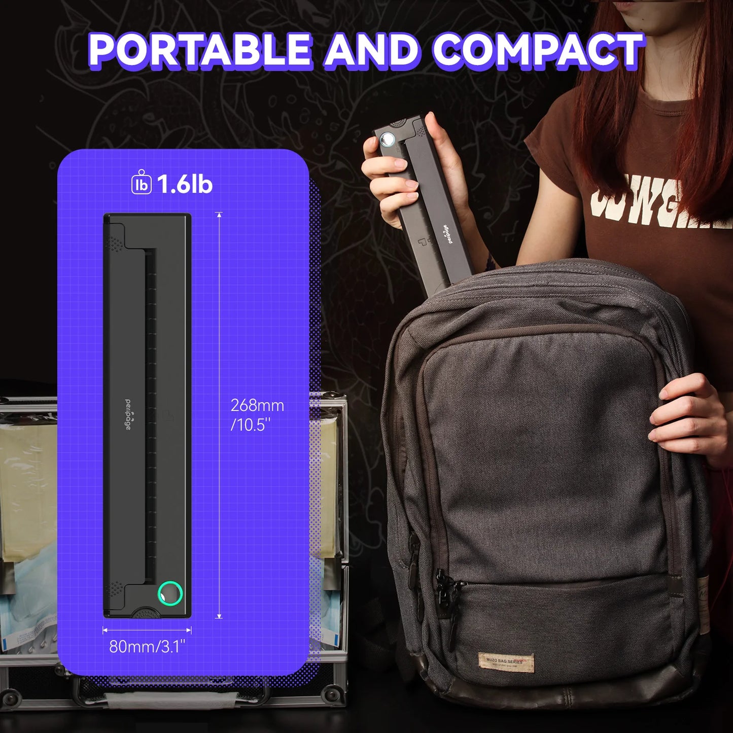 PeriPage P90 Wireless Tattoo Transfer Stencil Printer